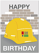 Select a verse, create your own custom verse, or order blank.  Hard Hat Logo Card D2097U-V